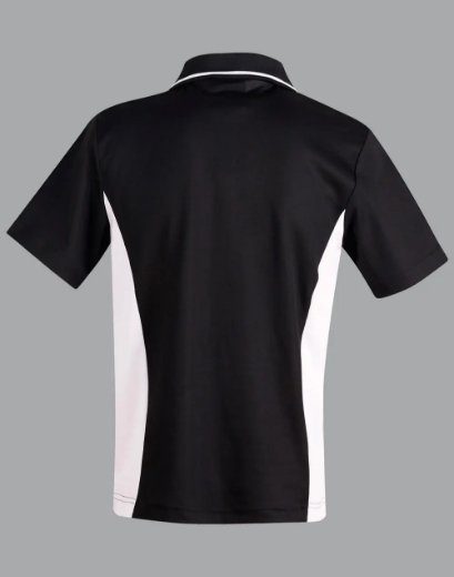 Picture of Winning Spirit, Mens TrueDry Contrast S/S Polo